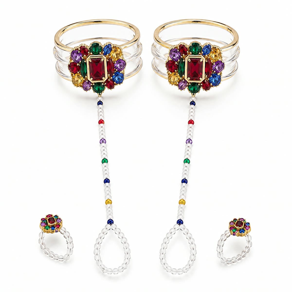 Sandales Nues, foot jewellery